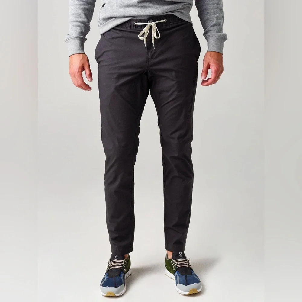 Vuori Black/Dark grey Ripstop Outdoor Athletic Pants - Men's Small